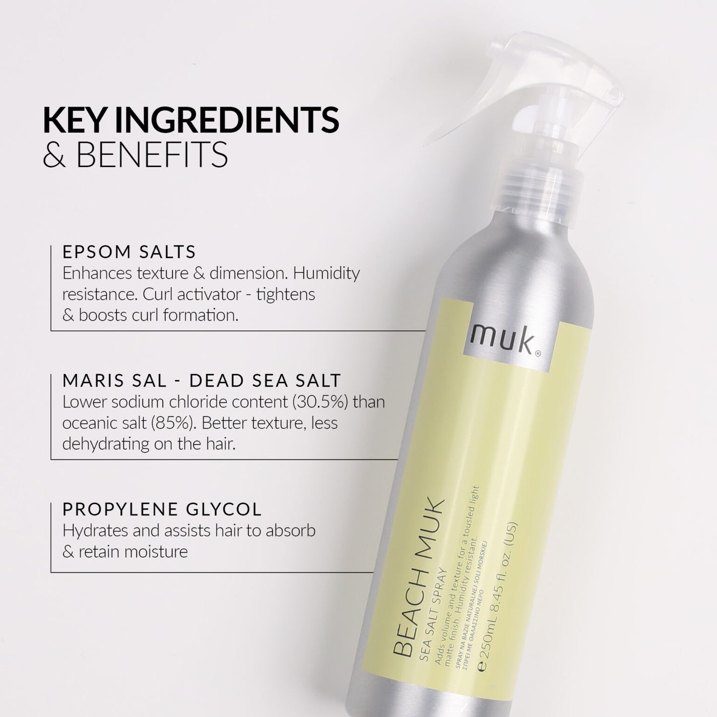 muk Beach Sea Salt Spray 250ml