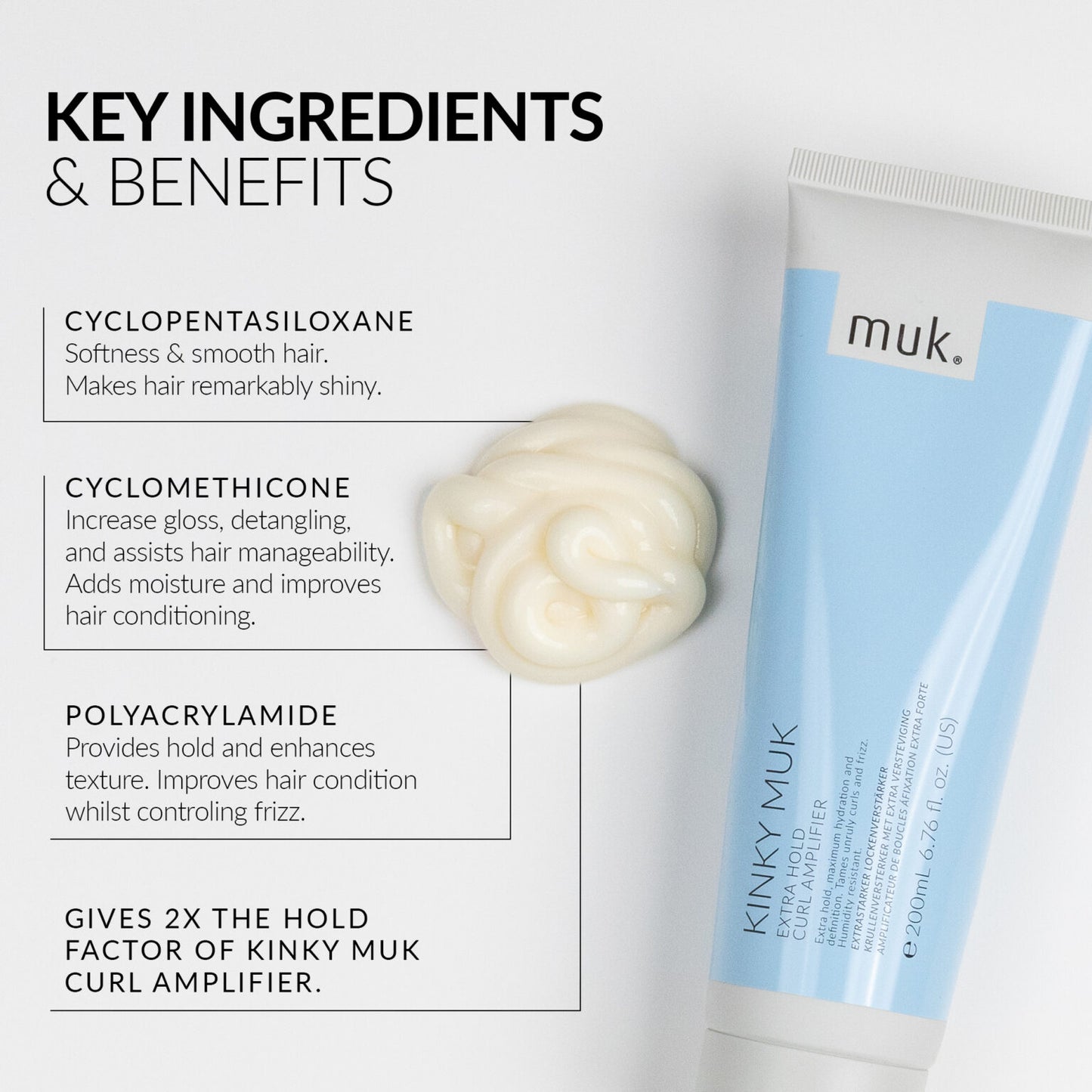 muk Kinky Extra Hold Curl Amplifier 200ml