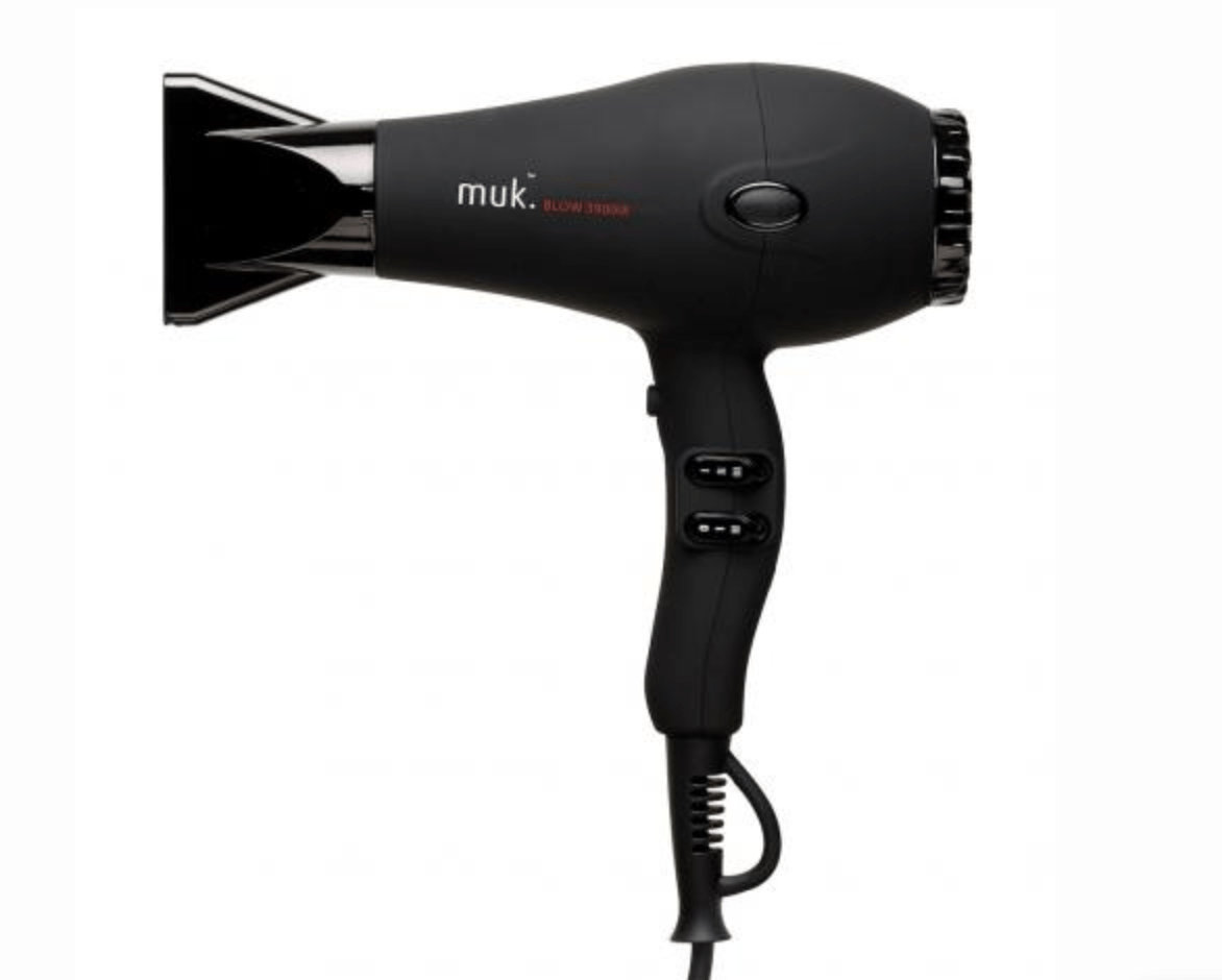 MUK BLOW 3900-IR Matte Black Hairdryer