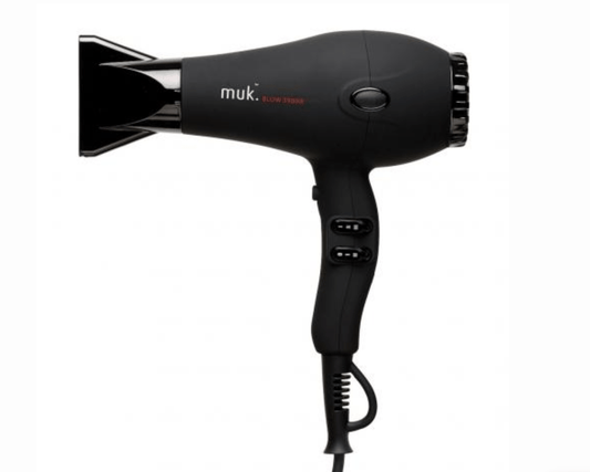 MUK BLOW 3900-IR Matte Black Hairdryer